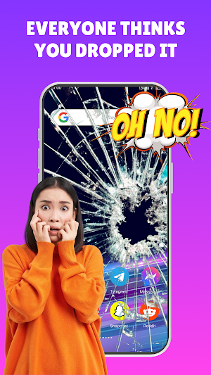 Broken Screen: Funny Prank Screenshot 2