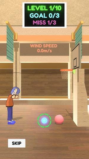 Basketball Easy FreeThrowGame Screenshot 3