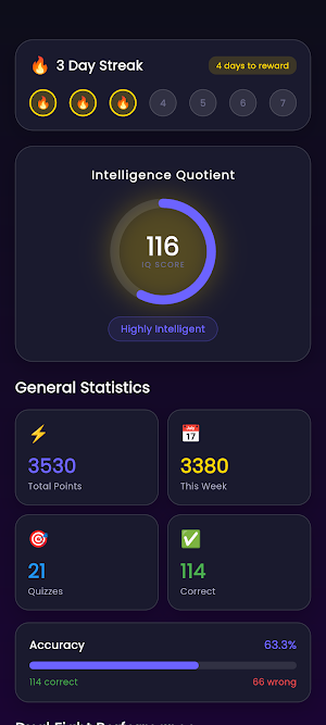 Quiz2Win: Mega IQ Battle Screenshot 1