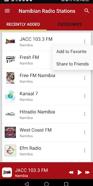 Namibian Radio Stations Screenshot 1