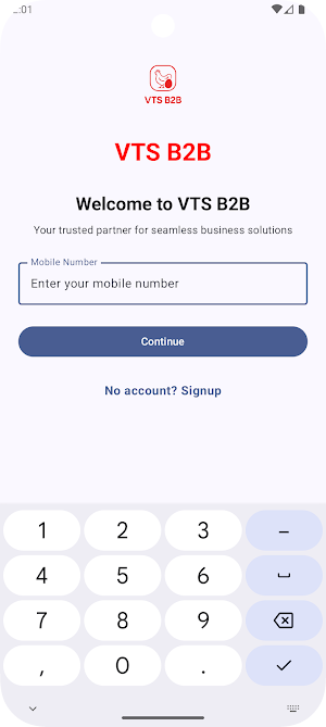 VTS B2B Screenshot 0