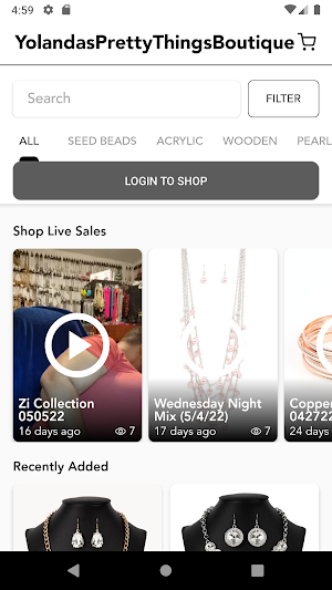 YolandasPrettyThingsBoutique Screenshot 1