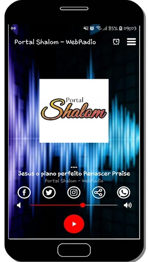 Portal Shalom - WebRadio Screenshot 1