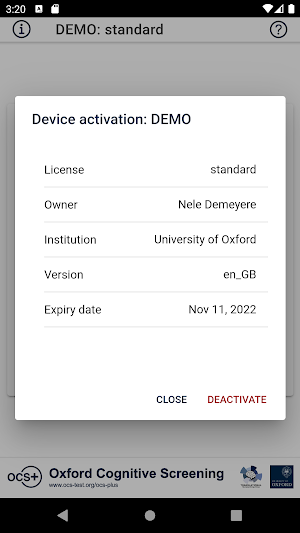 OCS-Plus Screenshot 1