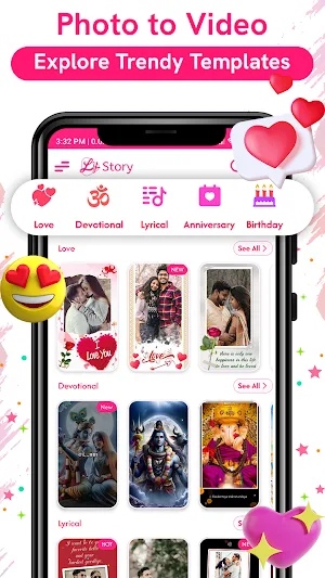 Lystory - Short Video Status Screenshot 0