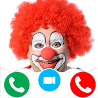 Clown fake video call