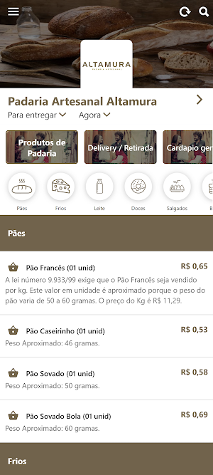 Padaria Artesanal Altamura Screenshot 0