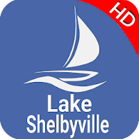 Lake Shelbyville Offline Chart