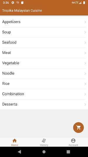 Tropika Malaysian Cuisine Screenshot 1