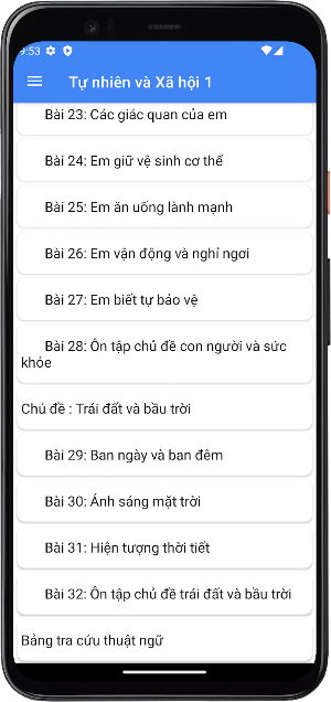 Tự nhiên và Xã hội Lớp1 Screenshot 1