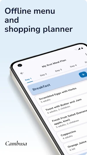 Cambusa: Yacht Meal Planner Screenshot 0