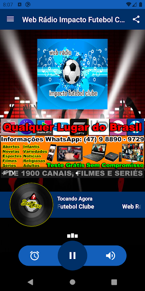 Rádio Impacto Futebol Clube Screenshot 1