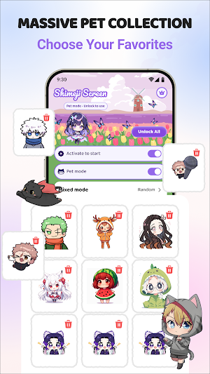 Live Anime Shimeji On Screen Screenshot 0