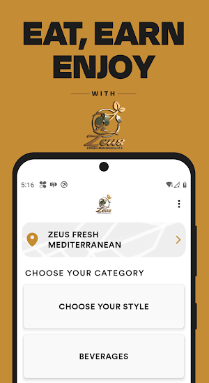 Zeus Fresh Mediterranean Screenshot 0