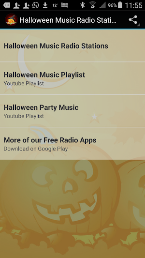 Halloween Music Radio Stations Screenshot 0