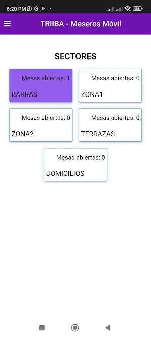 TRIIBA - MESEROS APP Screenshot 2