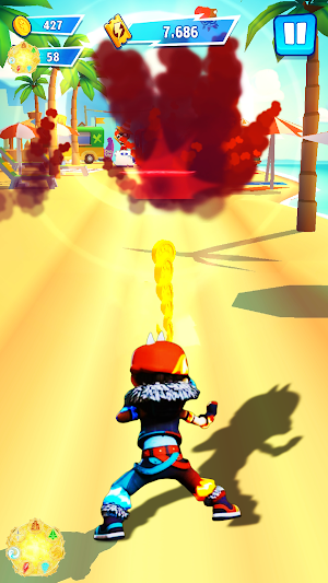 Boboiboy Galaxy Boy Heroes Run Screenshot 1