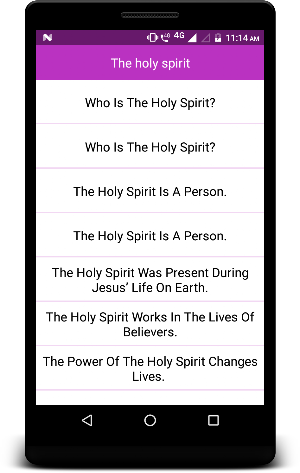 The holy spirit Screenshot 1