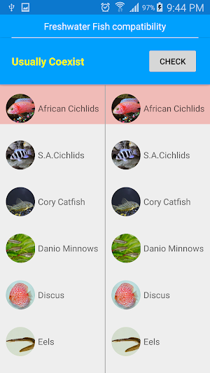 Freshwater Fish compatibility Screenshot 2