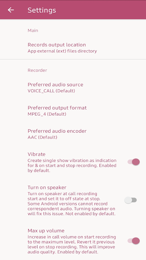 iCall Recorder Screenshot 2