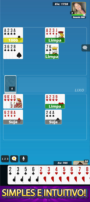 Buraco Brasil - Buraco Online Screenshot 2