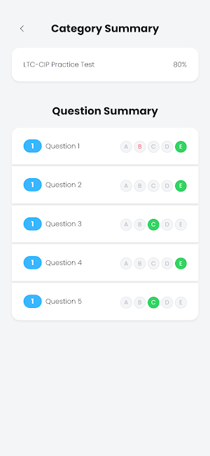 CBIC LTC-CIP Practice Test Screenshot 3