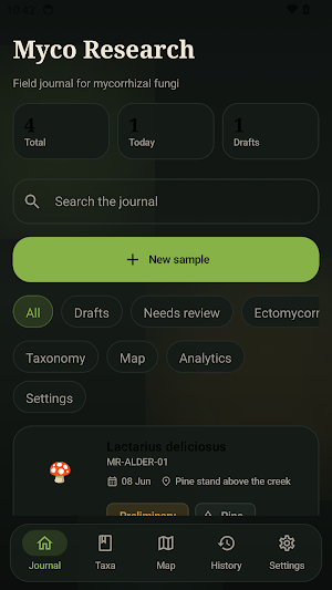Myco Research Screenshot 1