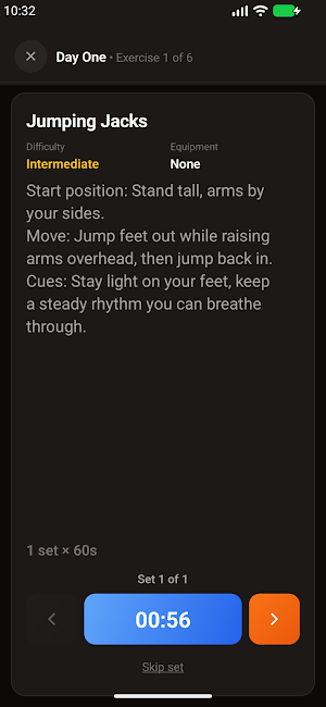 Morning Workout: Home Routine Screenshot 2