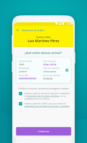 Activa Bitel Screenshot 1