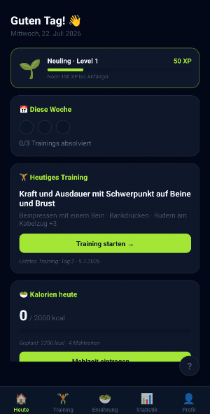 AI Trainer — Workout Planner Screenshot 0