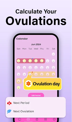Period Tracker Ovulation Track Screenshot 1