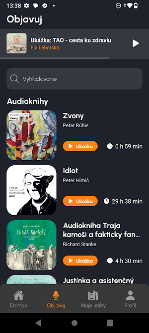 Knihy Audio Screenshot 1