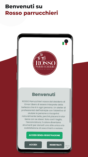 Rosso parrucchieri Screenshot 0