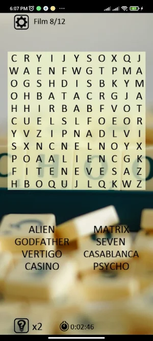 Word Search Games in English Screenshot 1