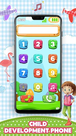 BabyPhone for kids -Animals Music, Numbers, Rhymes Screenshot 0