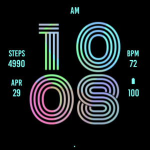 Beauty Happy Watch Face Screenshot 3