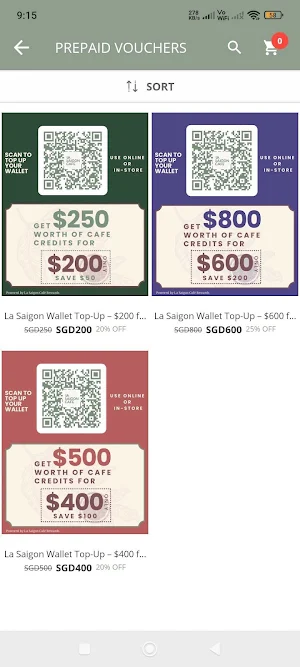 LA SAIGON CAFE Screenshot 2