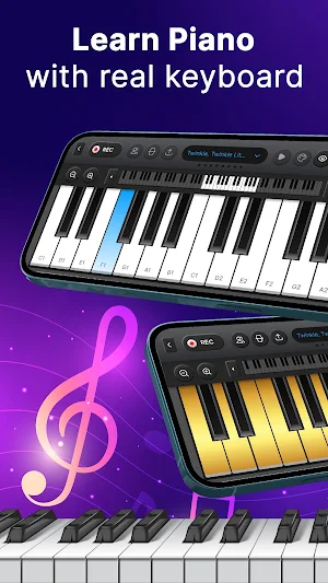 Learn Piano with Keyboard Screenshot 0
