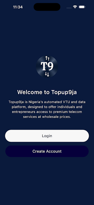 Topup9ja | Affordable Data Screenshot 1