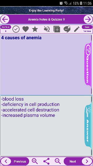 Anemia Exam Prép: notes & quiz Screenshot 0