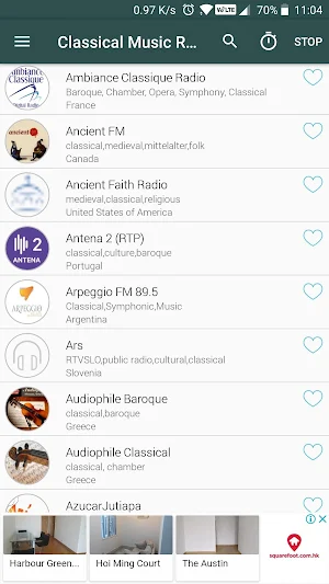 Classical Music Radio Screenshot 0