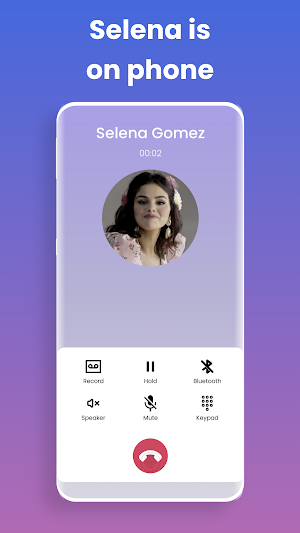 Selena Gomez Fake Video Call Screenshot 2