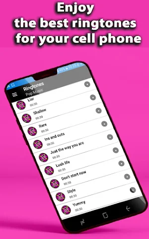 Pop Music Ringtone App Screenshot 2