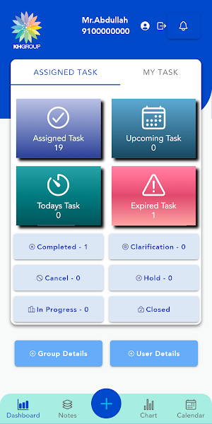 KH Task App Screenshot 2