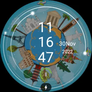 Animated World monuments Watch Screenshot 2