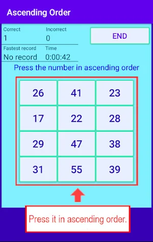 Ascending order Screenshot 2