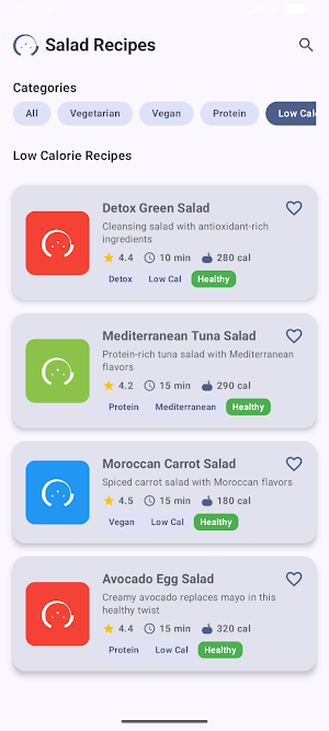 Salad Recipes Screenshot 1