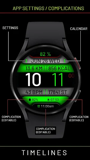 Watch Face J1 Screenshot 1