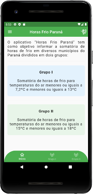 Horas Frio Paraná Screenshot 0