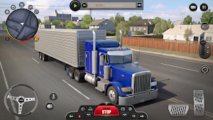 US Real Mega Truck Driver 3D Screenshot 0